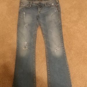 Silver jeans